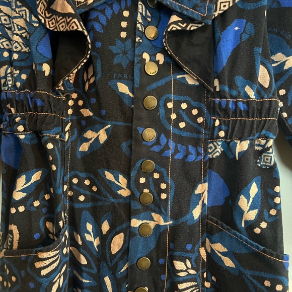 Farm Rio Macaw Forest Jumpsuit XS, Great condition - Picture 4 of 8